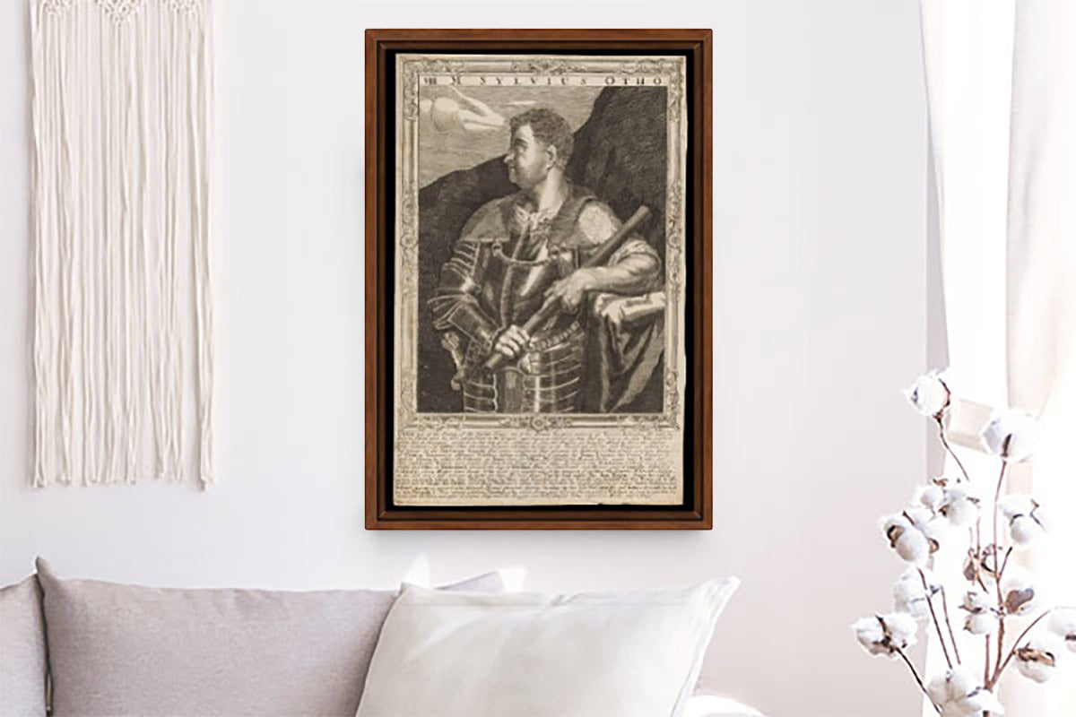 Otho, emperor of Rome. Line engraving by A. Sadeler