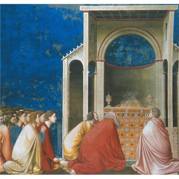 Prayer for the flowering of the rods by Giotto on refined Amalfi paper