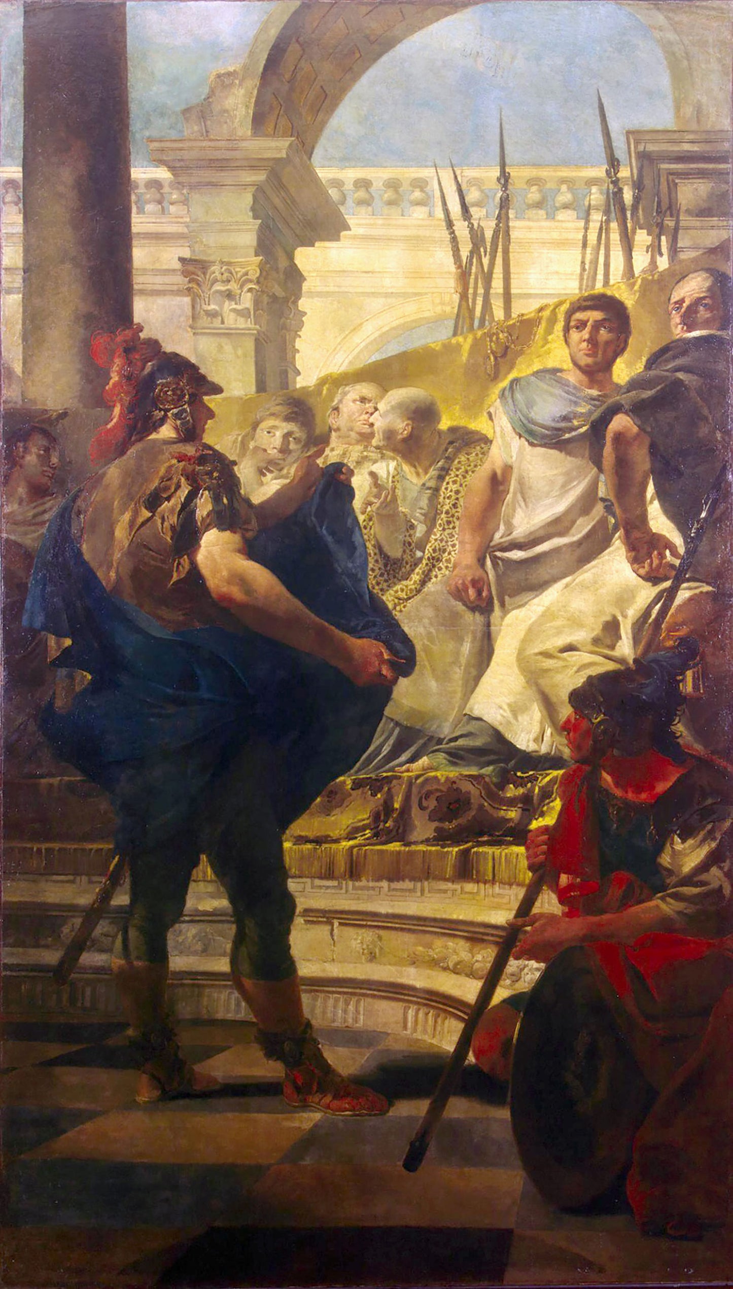 Fabio Massimo before the Senate of Carthage - Giambattista Tiepolo
