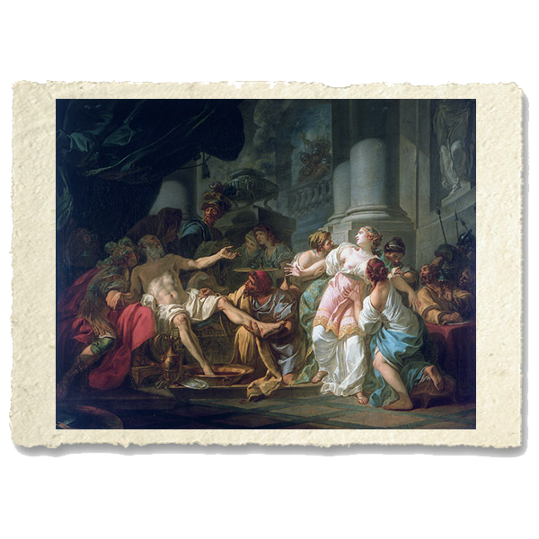 The Death of Seneca - Jacques-Louis David - 1773