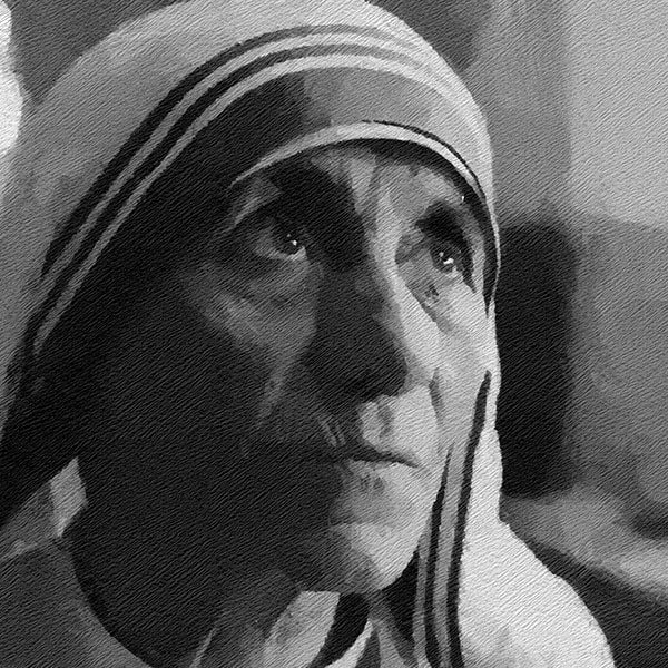 The gaze of Mother Teresa