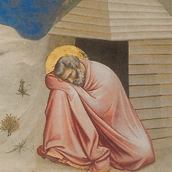 Gioacchino's dream, Giotto. Reproduction on Amalfi paper