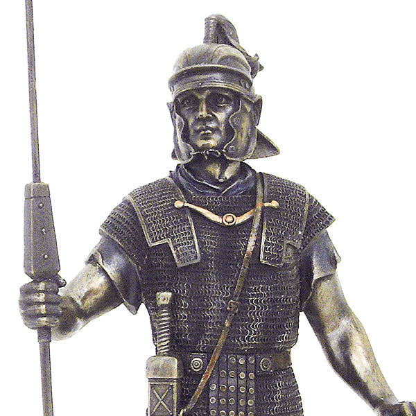 Roman legionary with pilum and scutum