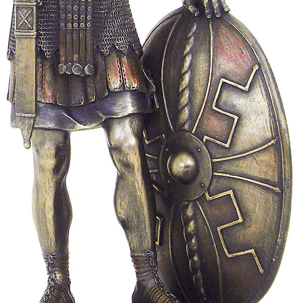 Roman legionary with pilum and scutum