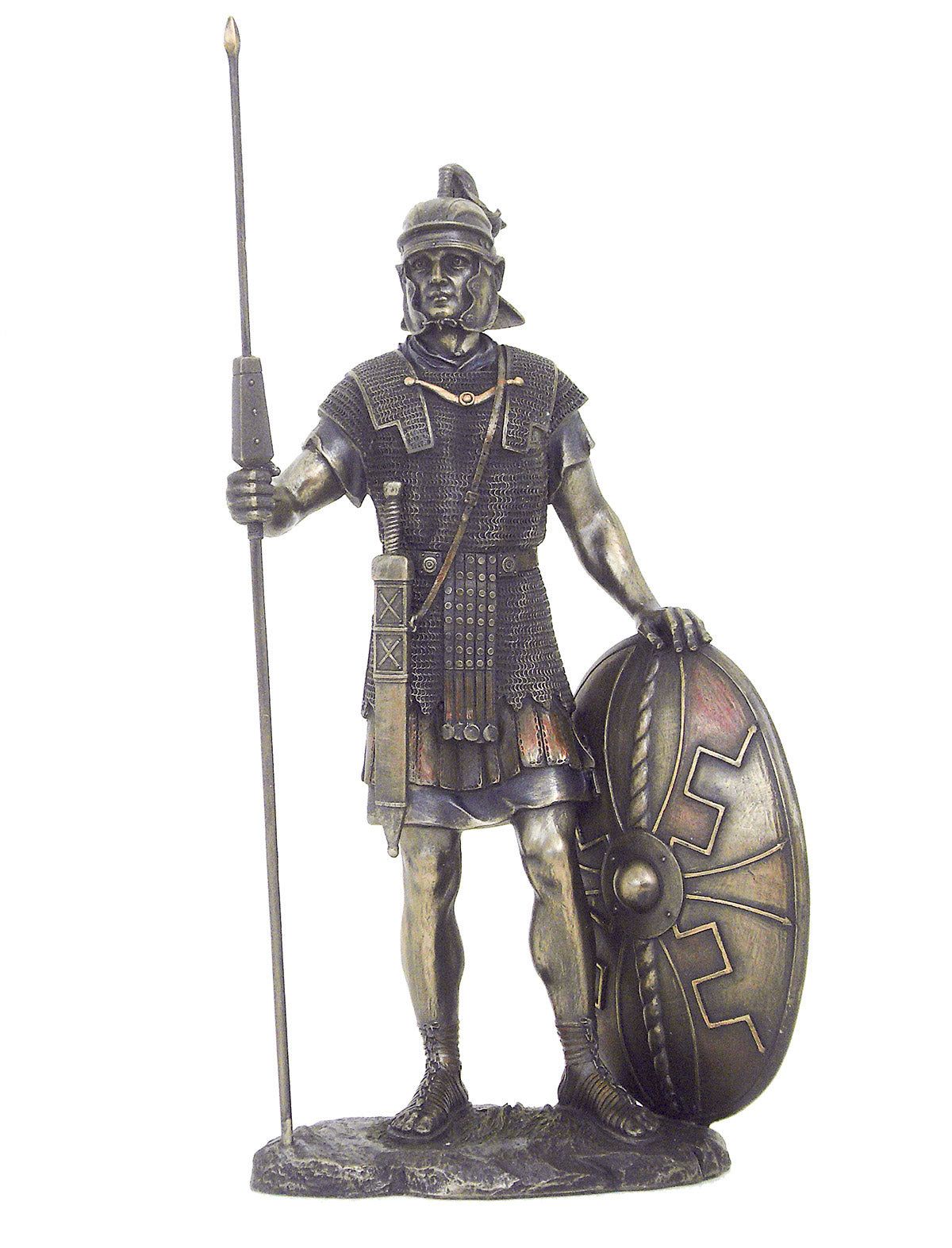 Roman legionary with pilum and scutum