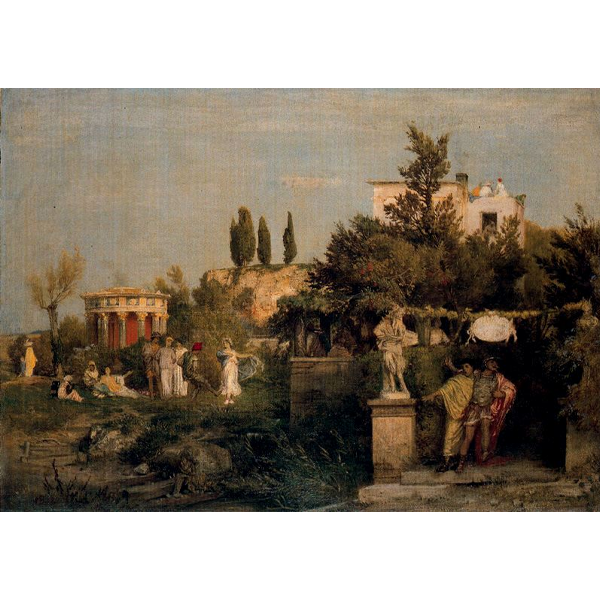 Taverna nell'antica Roma - Arnold Bocklin