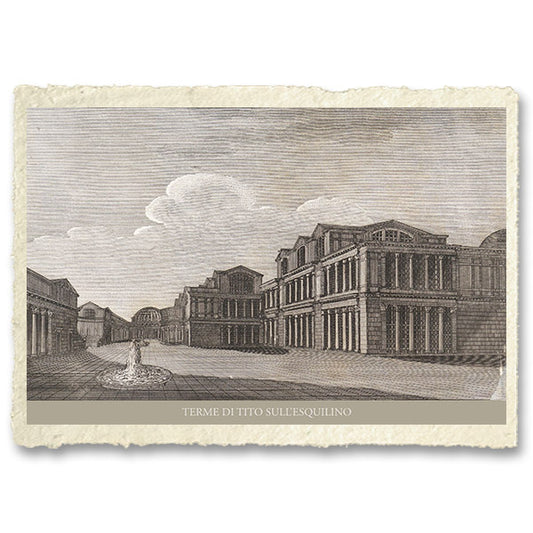 Terme di Tito sull'Esquilino. Luigi Canina