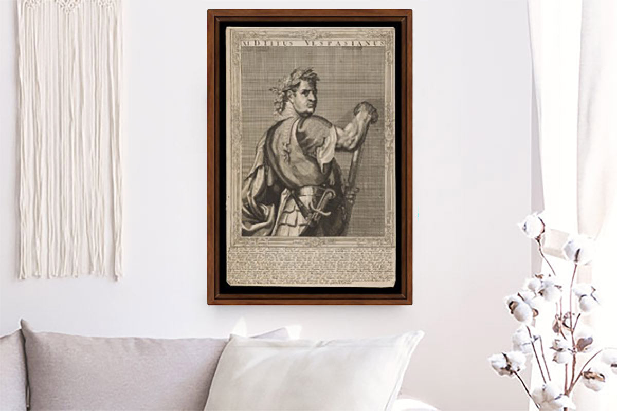 Titus, emperor of Rome. Line engraving by A. Sadeler