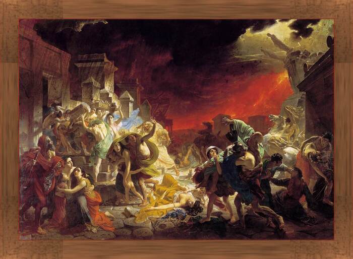 Last Day of Pompeii by Bryullov Karl Pavlovich 1833