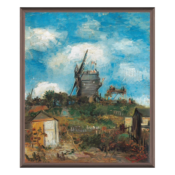 Moulin de la Galette, Van Gogh. Reproduction