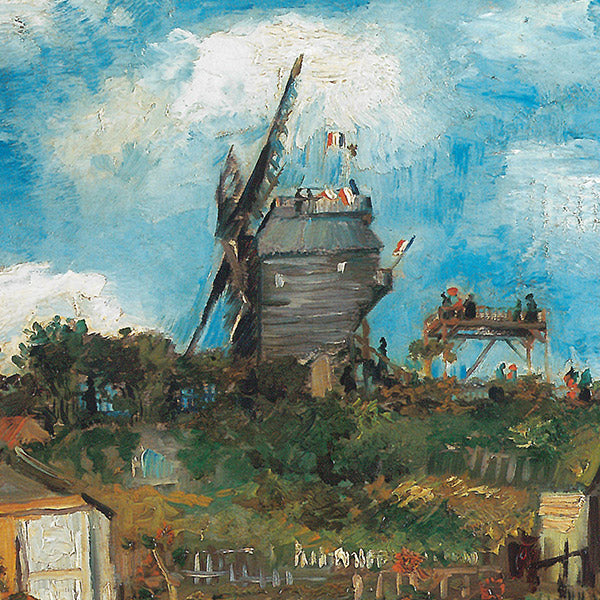 Moulin de la Galette, Van Gogh. Reproduction