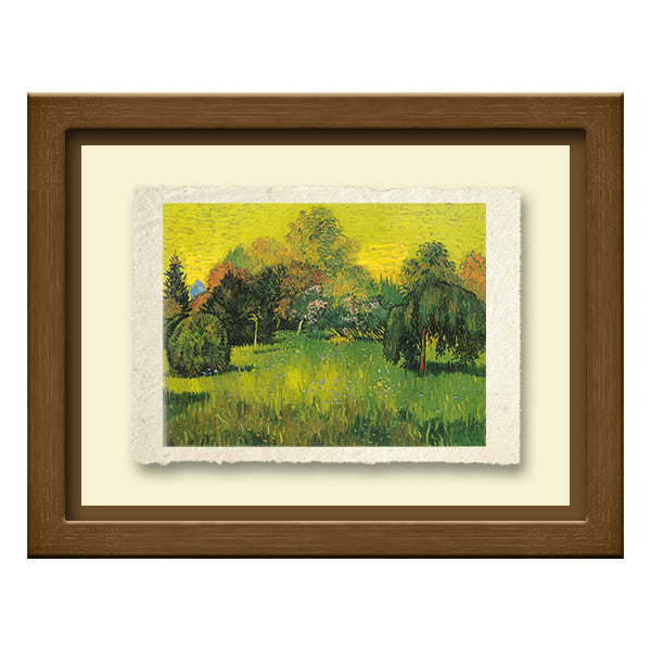 The poet's garden, Van Gogh. Reproduction
