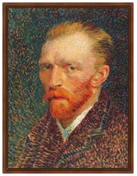 Autoritratto, Van Gogh, 1887. Riproduzione
