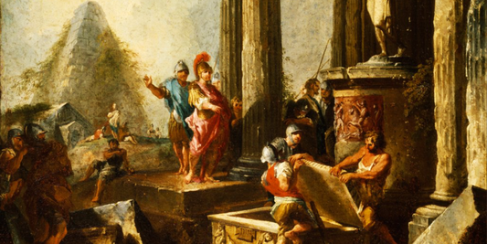 Alessandro Magno alla tomba di Achille di Giovanni Paolo Pannini: tra grandezza storica e memoria immortale