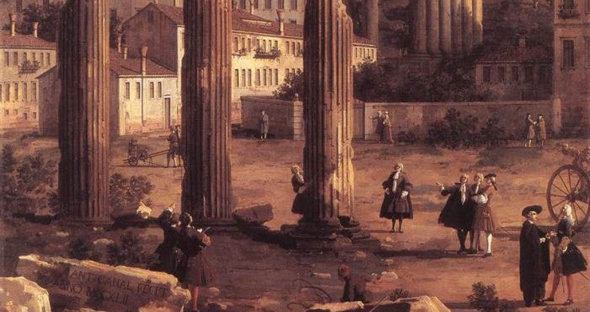 Johann Joachim Winckelmann e le rovine di Roma