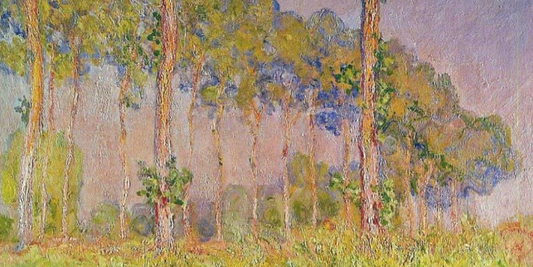 Tre alberi in primavera: luce e rinascita nella splendida opera di Monet