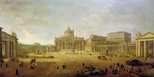 Veduta della basilica di San Pietro di Vanvitelli, cuore della Cristianità