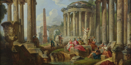 Predicazione tra le Antiche Rovine di Pannini: la filosofia del tempo nell'arte