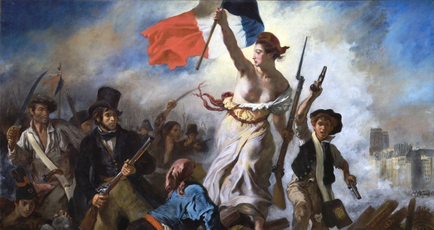 La Libertà che guida il popolo di Eugène Delacroix