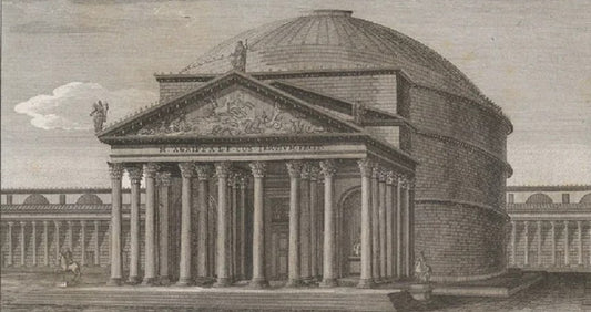 Prospetto del Pantheon di Canina