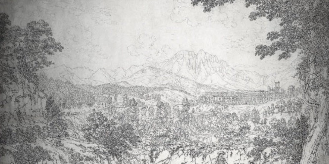 Hackert e la Veduta di Cava dei Tirreni: paesaggio campano tra arte e topografia