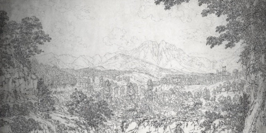 Hackert e la Veduta di Cava dei Tirreni: paesaggio campano tra arte e topografia