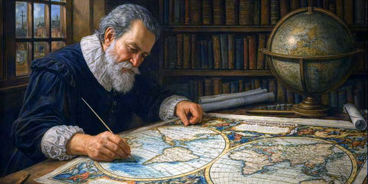 Mappa del mondo 1635 di Willem Blaeu