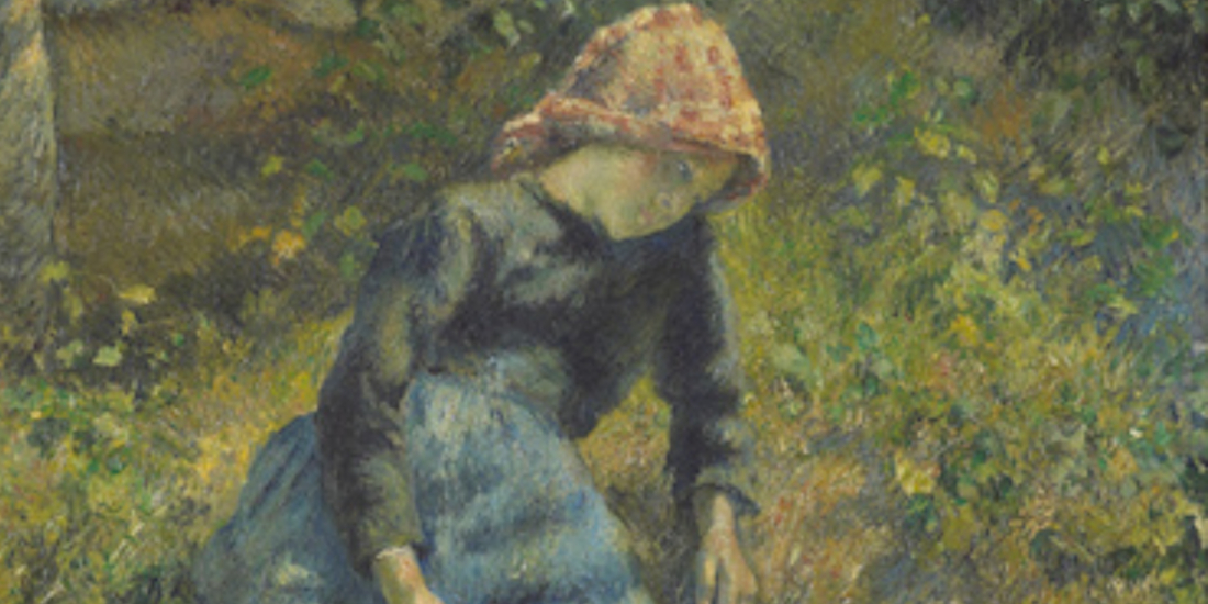 La Bergère di Camille Pissarro: una giovane contadina come simbolo di umanità semplice