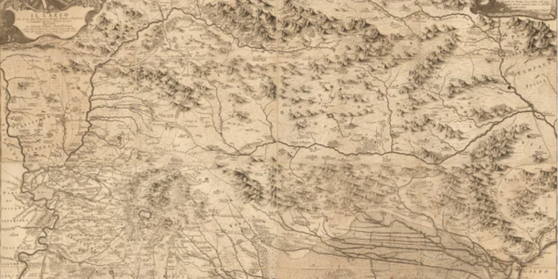 Il Lazio del 1693: il capolavoro cartografico di Giacomo Giovanni Rossi