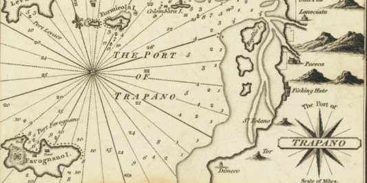 Il Porto di Trapani di William Heather: testimonianza della cartografia nautica dell'Ottocento
