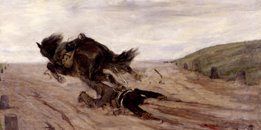 Lo staffato di Giovanni Fattori: il rapporto brutale tra cavallo e buttero