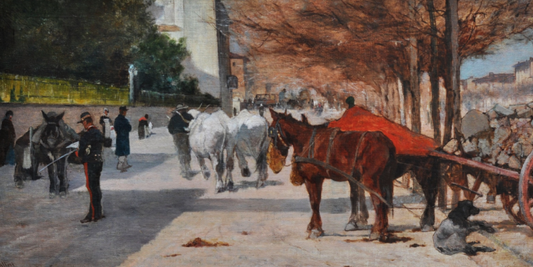 Viale Principe Amedeo a Firenze di Giovanni Fattori: la quotidianità della vita urbana fiorentina ottocentesca
