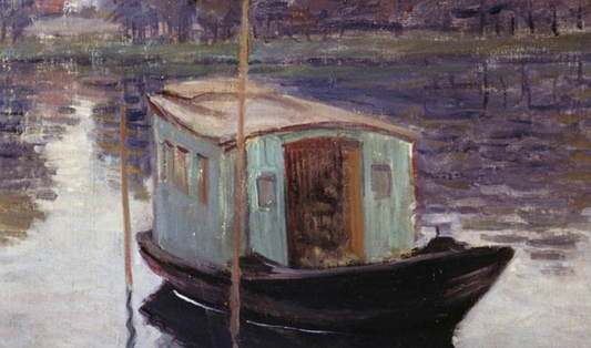 La barca-atelier di Claude Monet. Analisi dell'opera