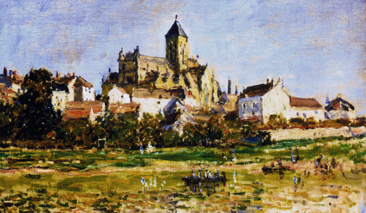 La chiesa di Vetheuil di Claude Monet