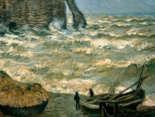 Nuvole di tempesta, Etretat di Claude Monet. Analisi dell'opera