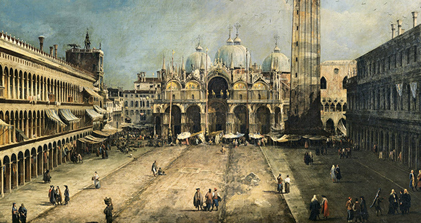 Piazza San Marco verso la Basilica di Canaletto