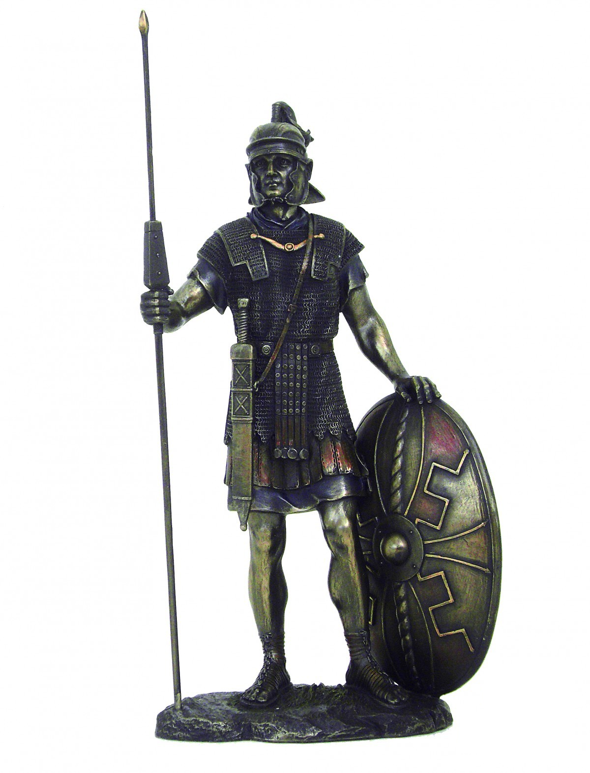 Roman commander letter opener and pen holder - Bronze Resin Statue