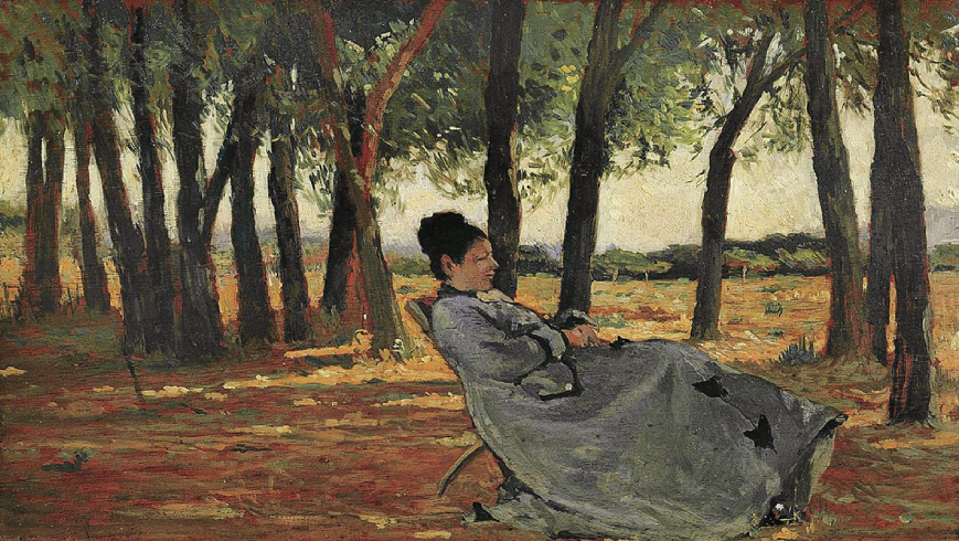 La signora di Castiglioncello di Giovanni Fattori su pregiata carta Amalfi