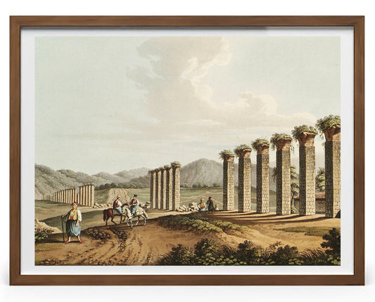 Acquedotto vicino Efeso di Luigi Mayer