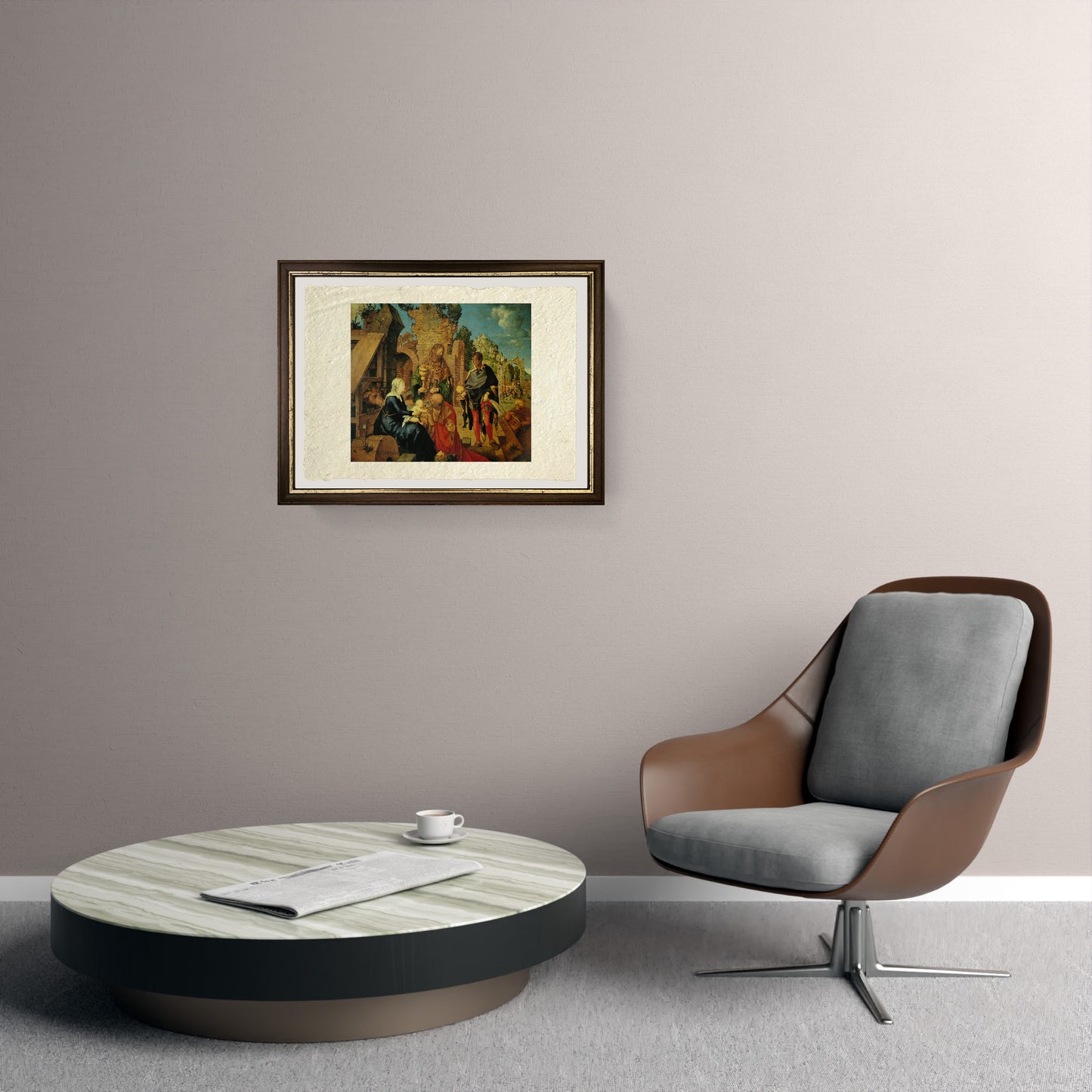 Adorazione dei Magi - Albrecht Dürer su pregiata carta Amalfi