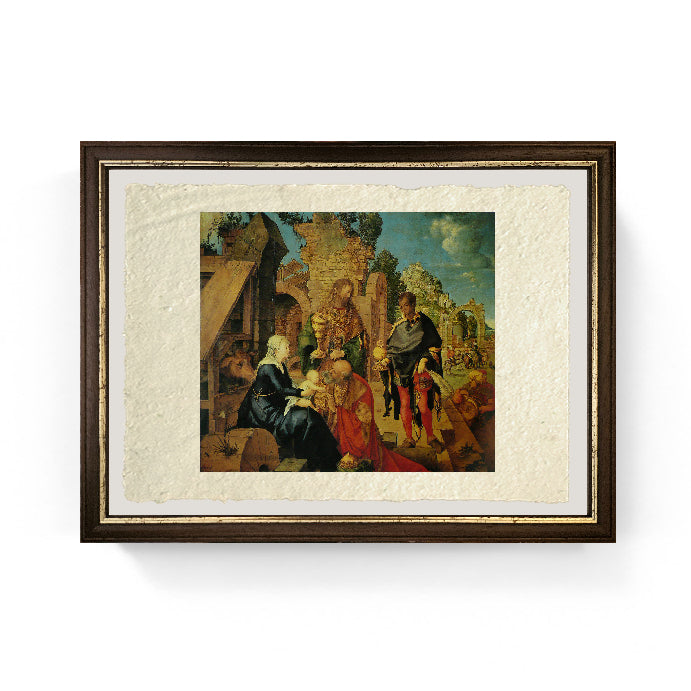 Adorazione dei Magi - Albrecht Dürer su pregiata carta Amalfi
