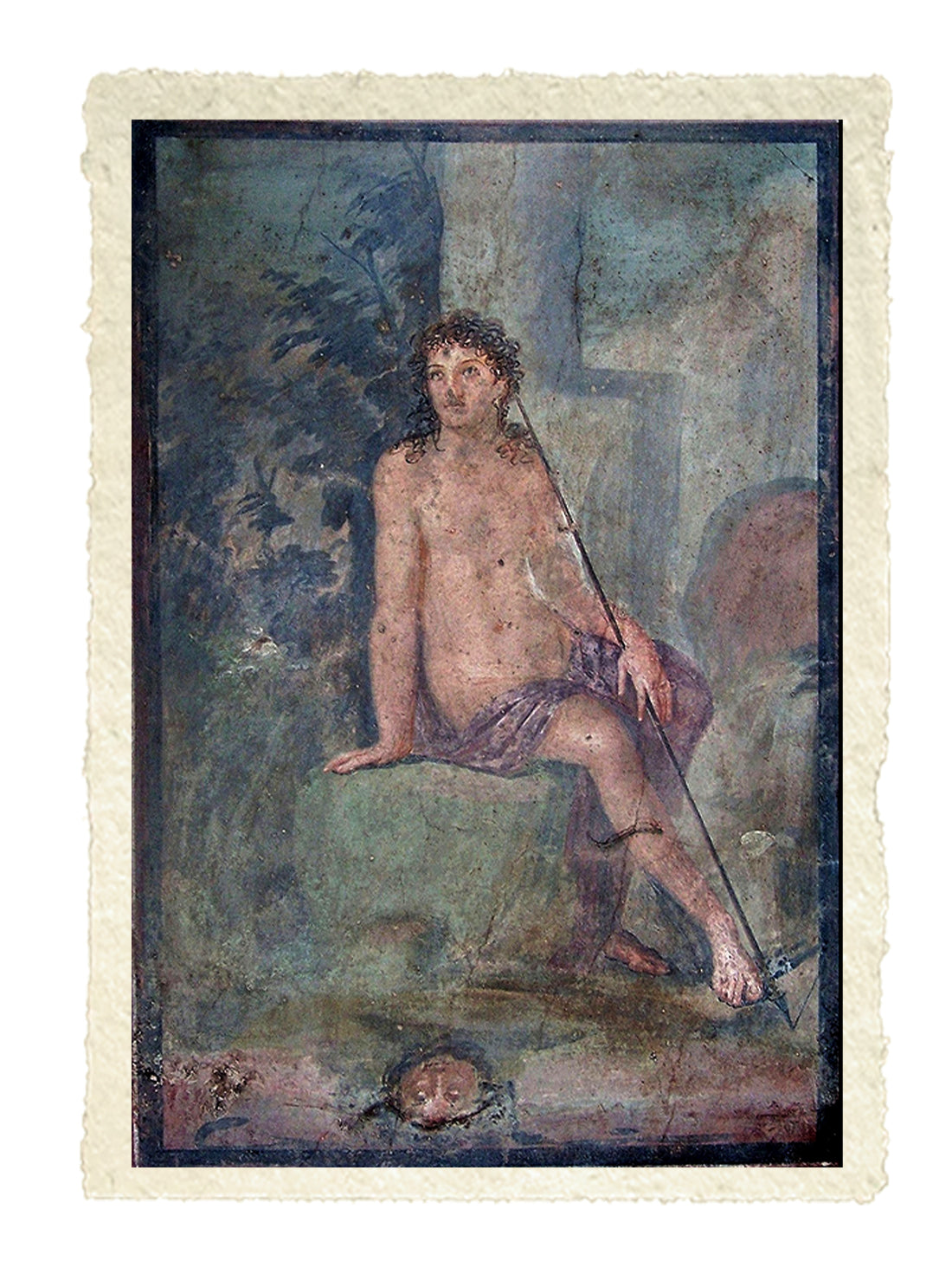 Pompei. Affresco di Narciso