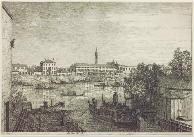 At the Gates of Dolo, 1744 - Giovanni Antonio Canal, known as Canaletto