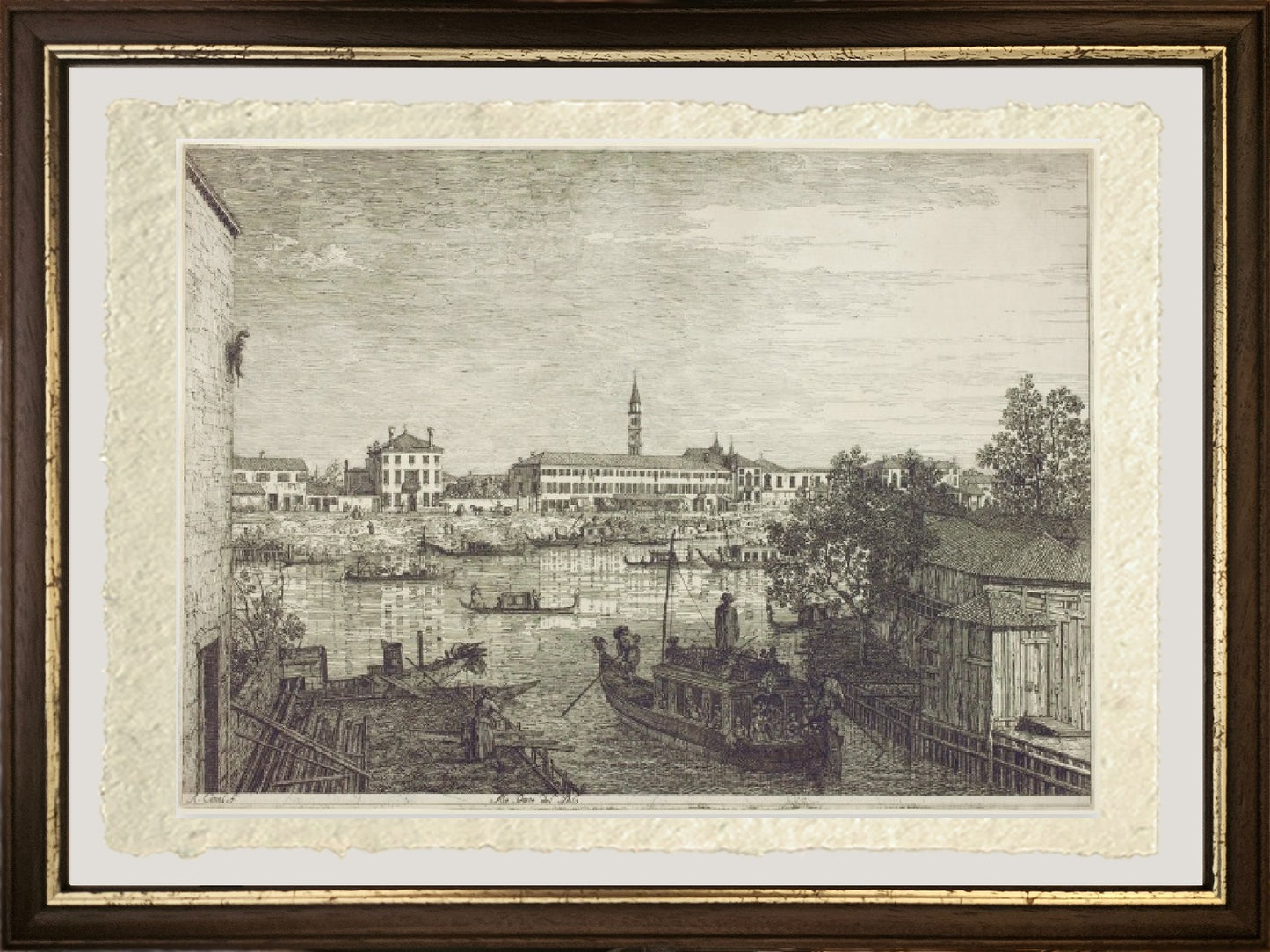 At the Gates of Dolo, 1744 - Giovanni Antonio Canal, known as Canaletto