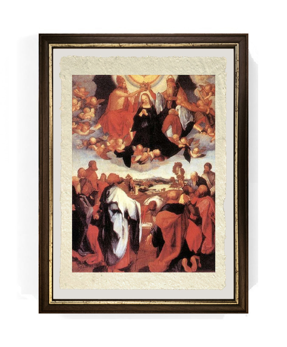 Altare Heller (dettaglio) - Albrecht Dürer su pregiata carta Amalfi