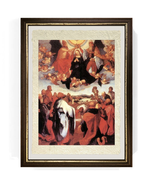 Altare Heller (dettaglio) - Albrecht Dürer su pregiata carta Amalfi