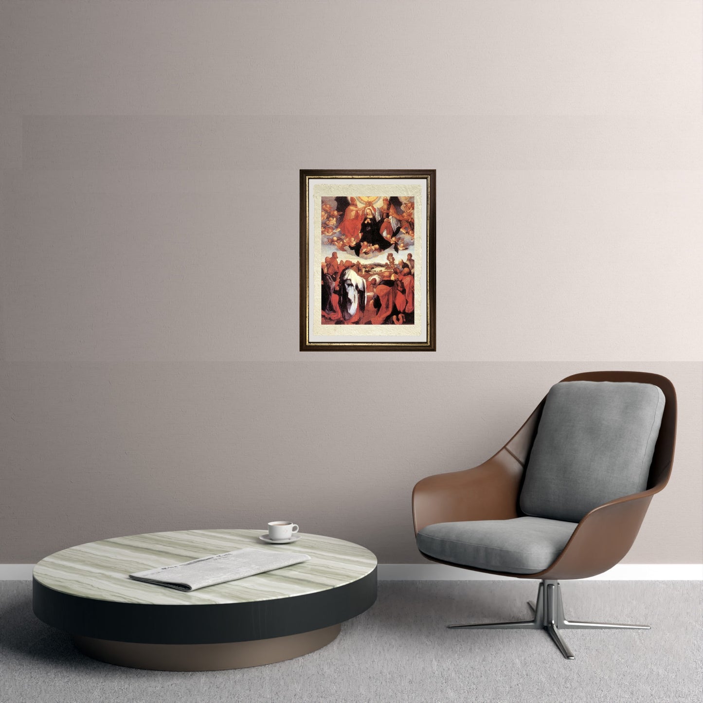 Altare Heller (dettaglio) - Albrecht Dürer su pregiata carta Amalfi