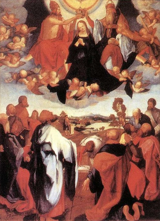 Altare Heller (dettaglio) - Albrecht Dürer su pregiata carta Amalfi