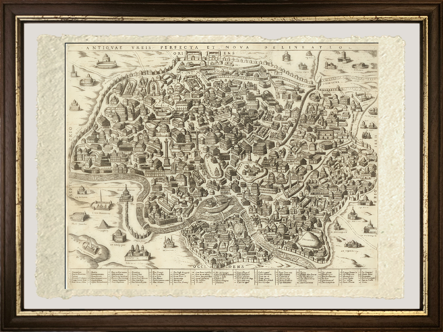 Antiquae urbis perfecta et nova delineatio 1600