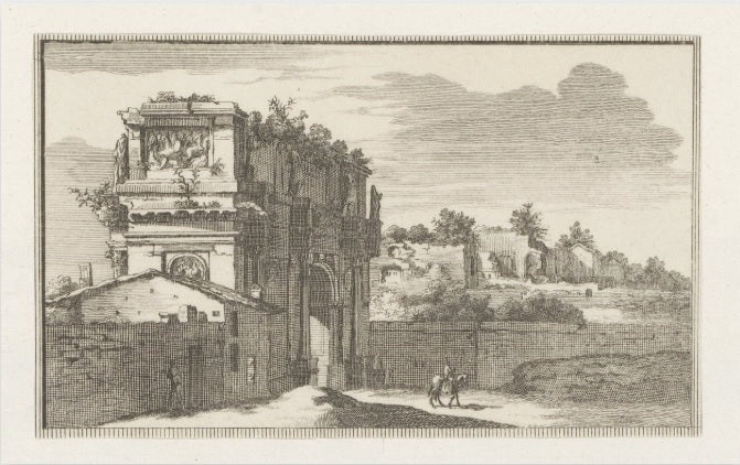 View of Rome with St. Peter's and Castel Sant' Angelo in the Distance, 1685 - Gaspare Vanvitelli - Gaspar van Wittel